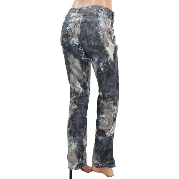 RARE Y2K Diesel Splatter Bleached Paint Jeans Denim Trousers Avant-Garde 32 X 32 - Picture 8 of 8